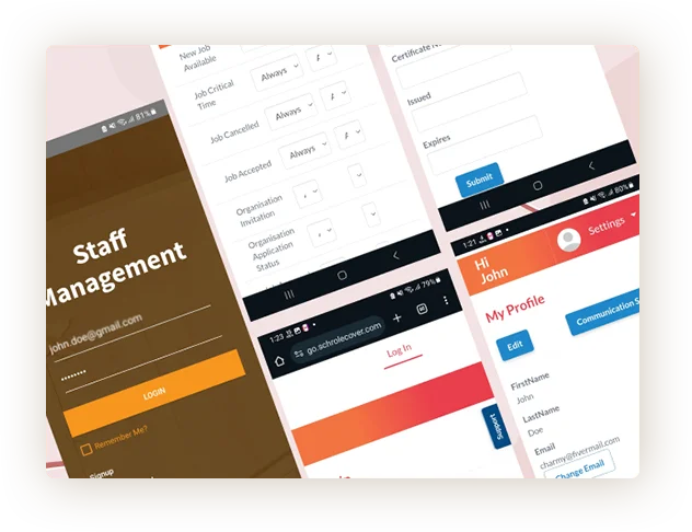 Staff Management App Development Requirements