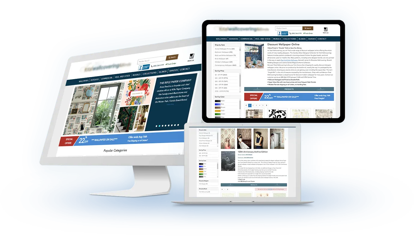 WallPaper eCommerce Web Portal